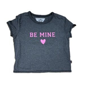 T2LOVE - BE MINE BOXY TOP IN BLACK